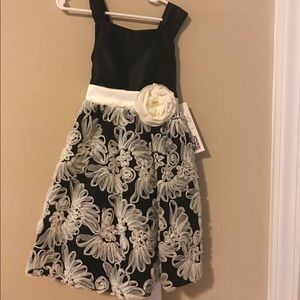 White and Black Children's dress Bundle (2)